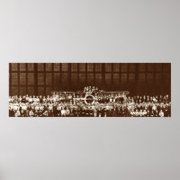 RETRO PLANE AND AIR FORCE CREW 1941 Wall Art