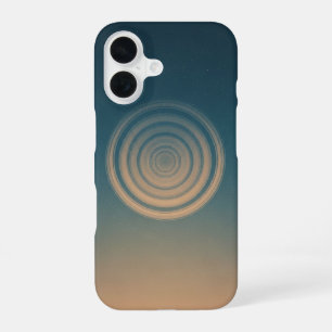 Retro Planet Top View with Reflection iPhone 16 Case