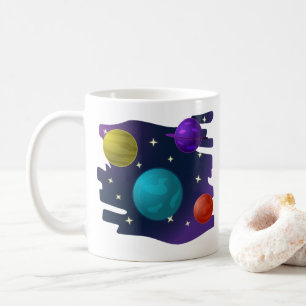 Retro Planets Coffee Mug