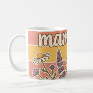 Retro Plant Mum Wildflower SVG Aesthetic Coffee Mug