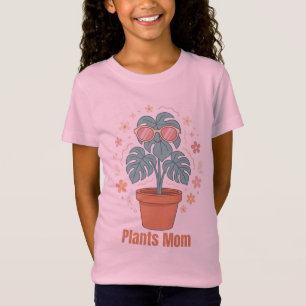 Retro Plants Mum T-Shirt