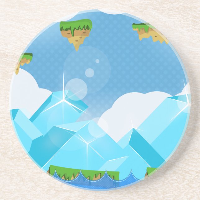 Retro Platform Game Coaster (Front)