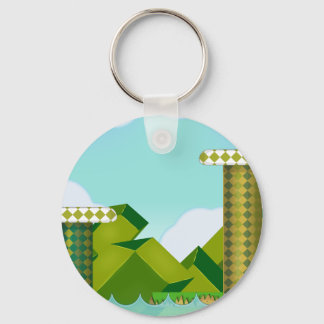 Retro Platform Game Key Ring
