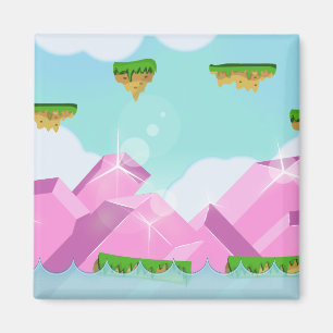 Retro Platform Game Magnet