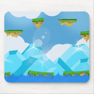Retro Platform Game Mouse Mat