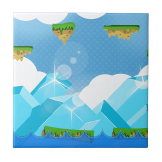 Retro Platform Game Tile
