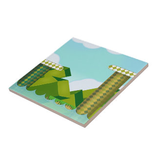 Retro Platform Game Tile