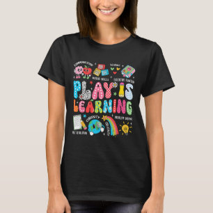 Retro Play Is Learning Kindergarten Teacher Team W T-Shirt