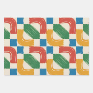 Retro Play Wrapping Paper Sheet