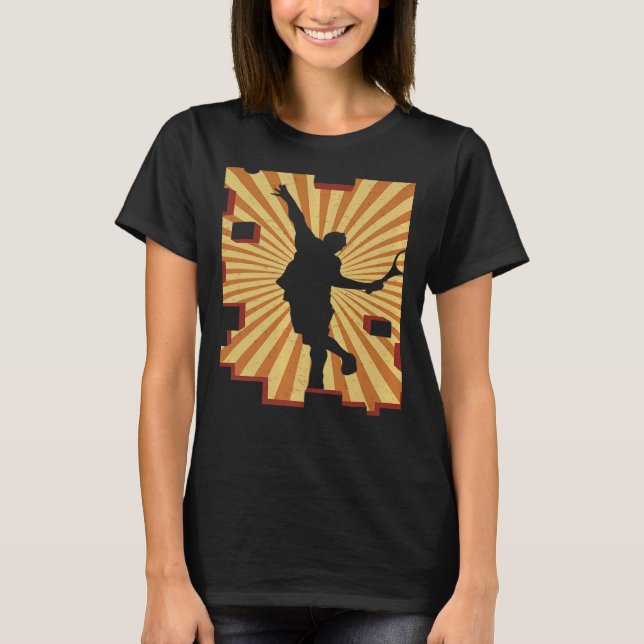 Retro Player Professional Trainer Tennis 1 T-Shirt (Front)