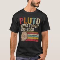 Retro Pluto Never Forget Planet Astronomy Cute Spa