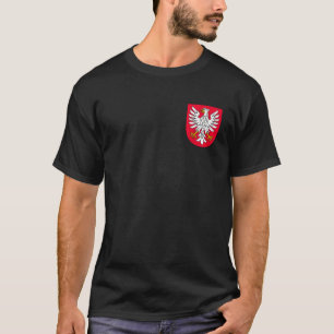 Retro Poland Coat Of Arms Eagle Polska Polish Fami T-Shirt