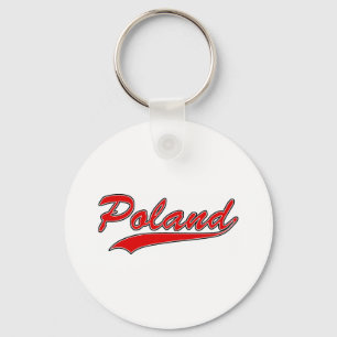 Retro Poland Key Ring