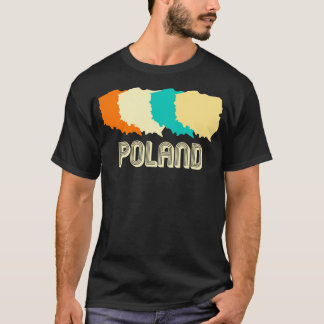 Retro Poland Map1 T-Shirt