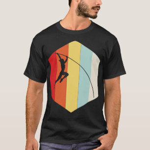 Retro Pole Vault Silhouette T-Shirt