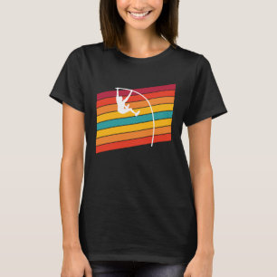 Retro Pole Vault Spikes Track And Field Equipment T-Shirt