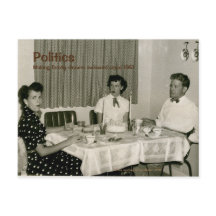 Retro Politics Postcard