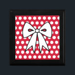 Retro Polka Dot Jewellery Gift Box<br><div class="desc">The design is from original art.</div>