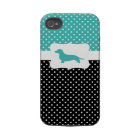 Retro Polka Dot w/Dachshund