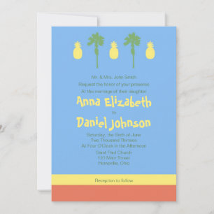 Retro Polynesia Invitation