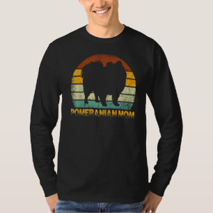 Retro Pomeranian Mum Doxie Dog Owner Mother Pet M T-Shirt