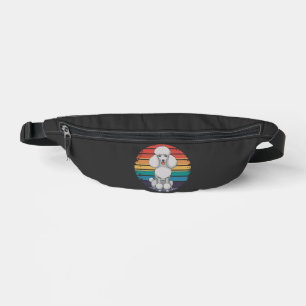 Retro Poodle Lover Dog Gifts for Poodle Owners Men Bum Bags