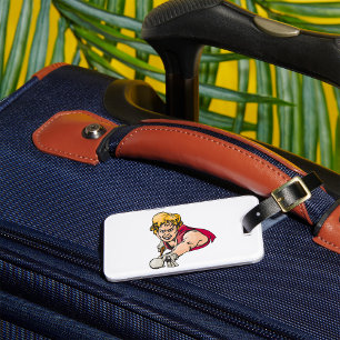 Retro Pool Player Vintage Billiards Sports Luggage Tag