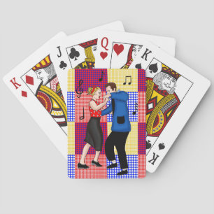 Retro Pop 1950's Style Nostalgic Graphics  Playing Cards