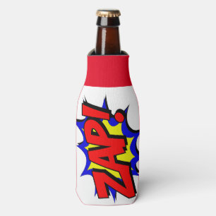 Retro Pop Art, Comic Book Zap! Bottle Cooler