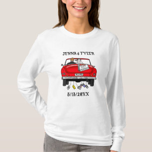 Retro Pop Art Mr & Mrs Just Got Married T-Shirt