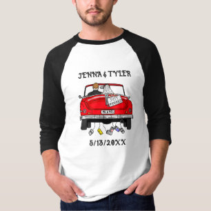  Retro Pop Art Mr & Mrs   Just Got Married T-Shirt