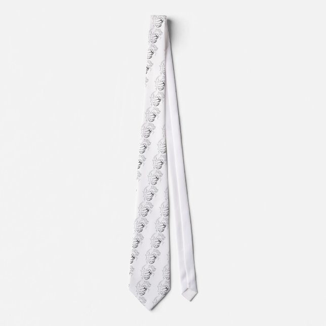 Retro Pop Art Smash Sketch Tie (Front)