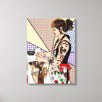 Retro Pop Art Tattooed Lady Baking
