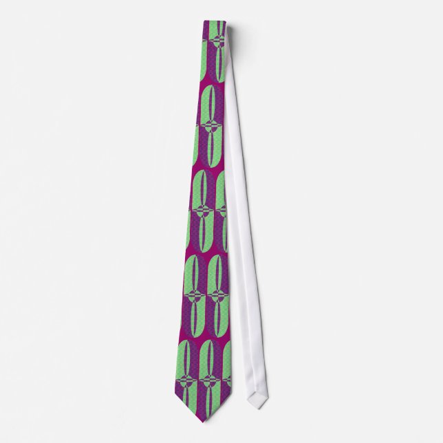 Retro Pop art Tie (Front)