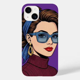 Retro Pop Art Woman Phone Case