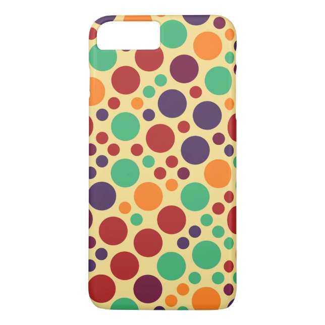 Retro Pop Polka Dot Pattern #2 Case-Mate iPhone Case (Back)