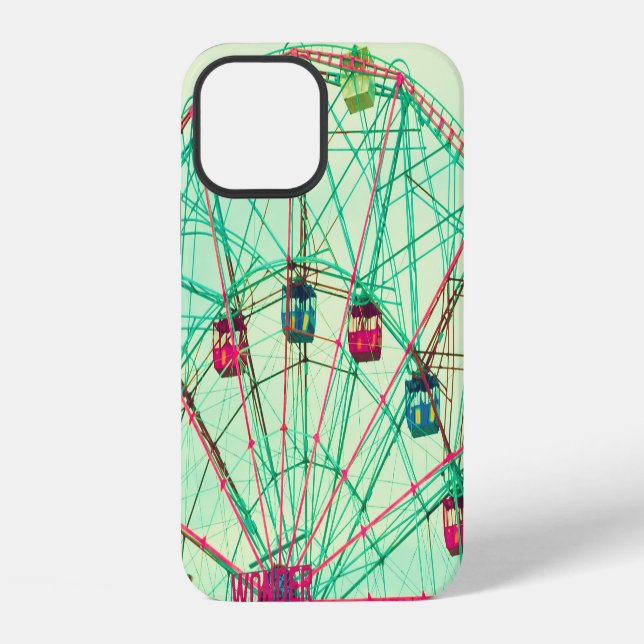 Retro Pop Summer Carnival iPhone Case (Back)
