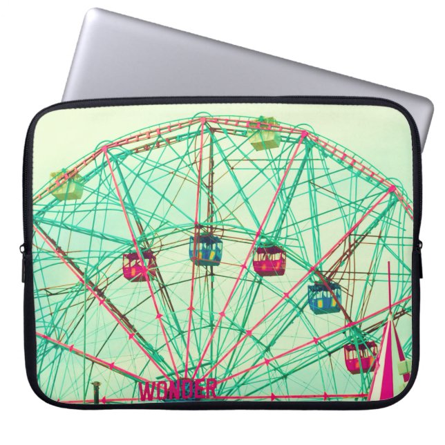 Retro Pop Summer Carnival Laptop Sleeve (Front)