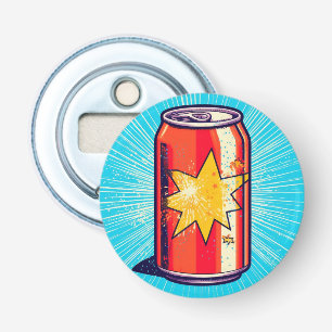 Retro popart themed bottle opener