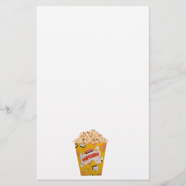 Retro Popcorn - Colour Stationery (Front)