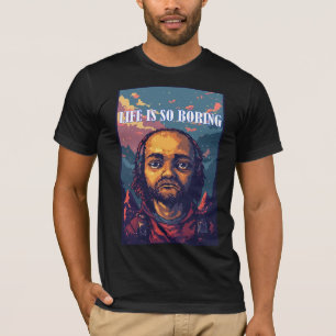 Retro Portrait Typography T-Shirt