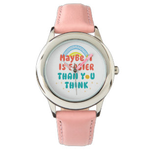 Retro Positive Quote eWatch Watch