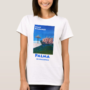 Retro Poster Palma De Mallorca T-Shirt
