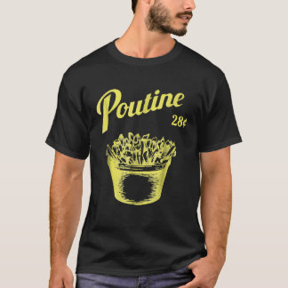 Retro Poutine Canada Montreal T-Shirt