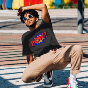 Retro POW Comic Book Pop Art Sound Effect T-Shirt