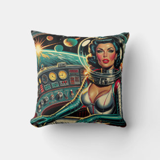 Retro Powered by lipstick!  Cushion