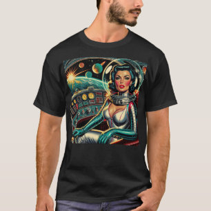 Retro Powered by lipstick!  T-Shirt