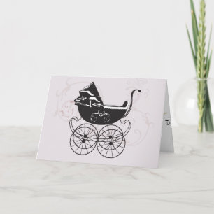 Retro pram Card