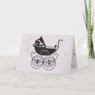 Retro pram Card
