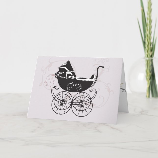Retro pram Card (Front)